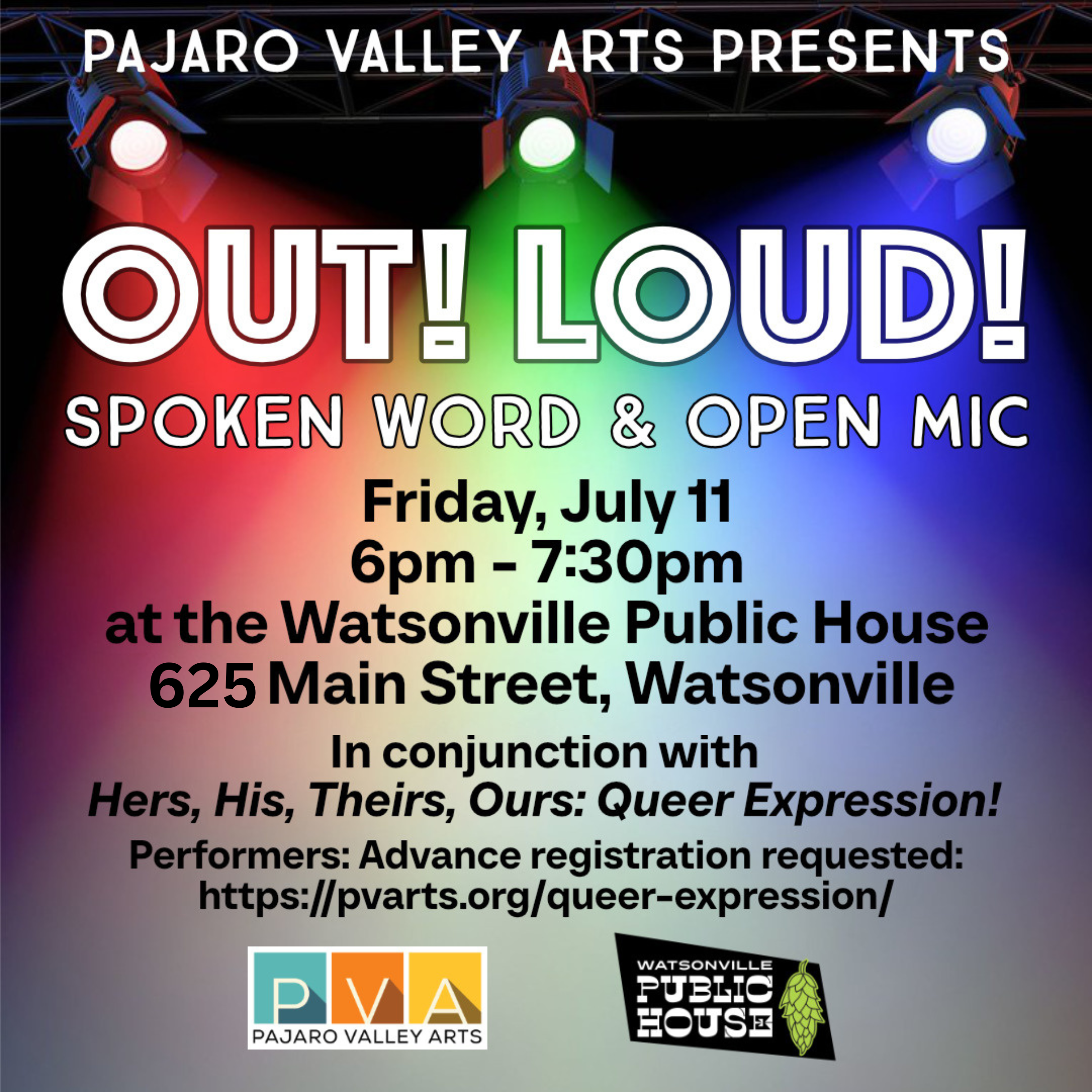 Out! Loud! Spoken Word and Open Mic Night